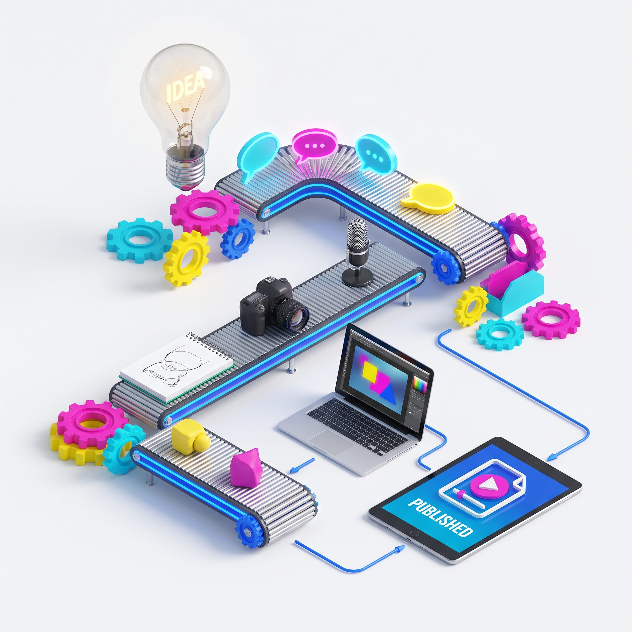 Proceso de creacion de objetos virtuales